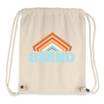 Cadeau pour Bernd - Sac à cordon recyclé Stanley/Stella - blanc naturel - Devant
