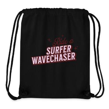 Surfers & Wavechaser Vibes - Stanley/Stella Recycled Gym Bag - black - Front