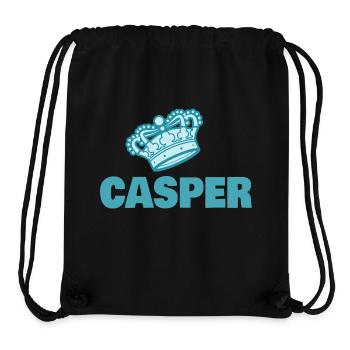Casper als Vorname - Stanley/Stella recycelter Gym Bag - Schwarz - Vorne