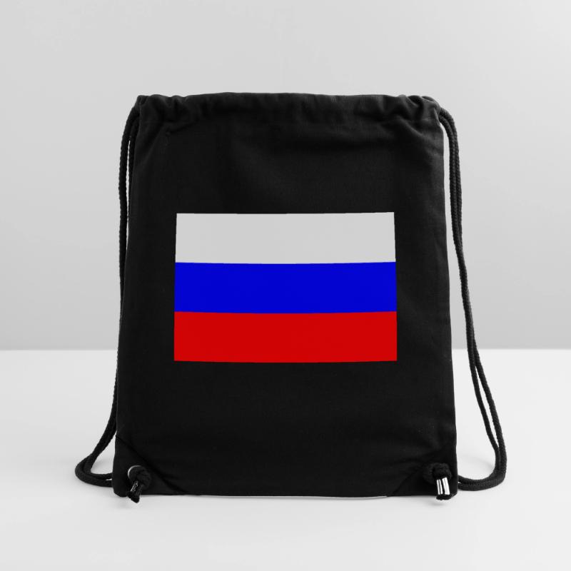 Russie, Russie, drapeau, drapeau Sac à cordon recyclé Stanley/Stella