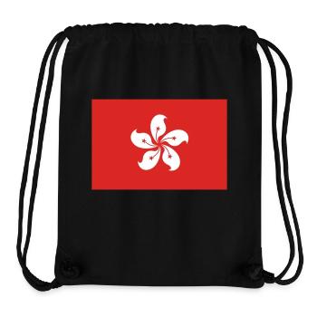 Hong Kong - Stanley/Stella Recycled Gym Bag - black - Front