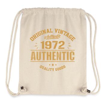 Authentisches 1972 Original 1972 Geburtstagsgeschenk - Stanley/Stella recycelter Gym Bag - Naturweiß - Vorne