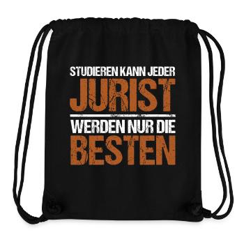 Studieren kann jeder - Jurist Edition - Stanley/Stella recycelter Gym Bag - Schwarz - Vorne