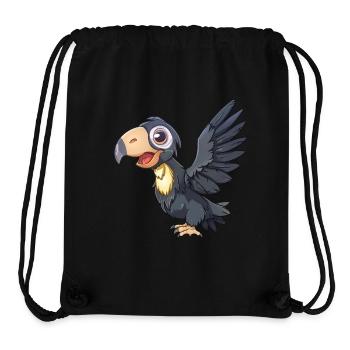 Kalifornischer Kondor in lebhafter Pose - Stanley/Stella recycelter Gym Bag - Schwarz - Vorne