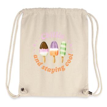 Staying Cool - Stanley/Stella recycelter Gym Bag - Naturweiß - Vorne