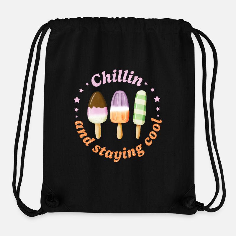 Staying Cool - Stanley/Stella Recycled Gym Bag - black