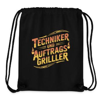 Techniker und Auftragsgriller - Stanley/Stella recycelter Gym Bag - Schwarz - Vorne