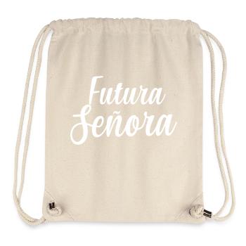 Futura Señora Engagement Bridal Shower Wedding - Stanley/Stella Recycled Gym Bag - natural - Front