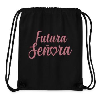 Futura Señora Engagement Bridal Shower Wedding - Stanley/Stella Recycled Gym Bag - black - Front