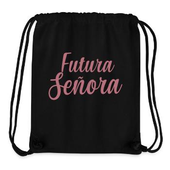 Futura Señora Engagement Bridal Shower Wedding - Stanley/Stella Recycled Gym Bag - black - Front