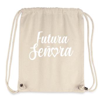 Futura Señora Engagement Bridal Shower Wedding - Stanley/Stella Recycled Gym Bag - natural - Front