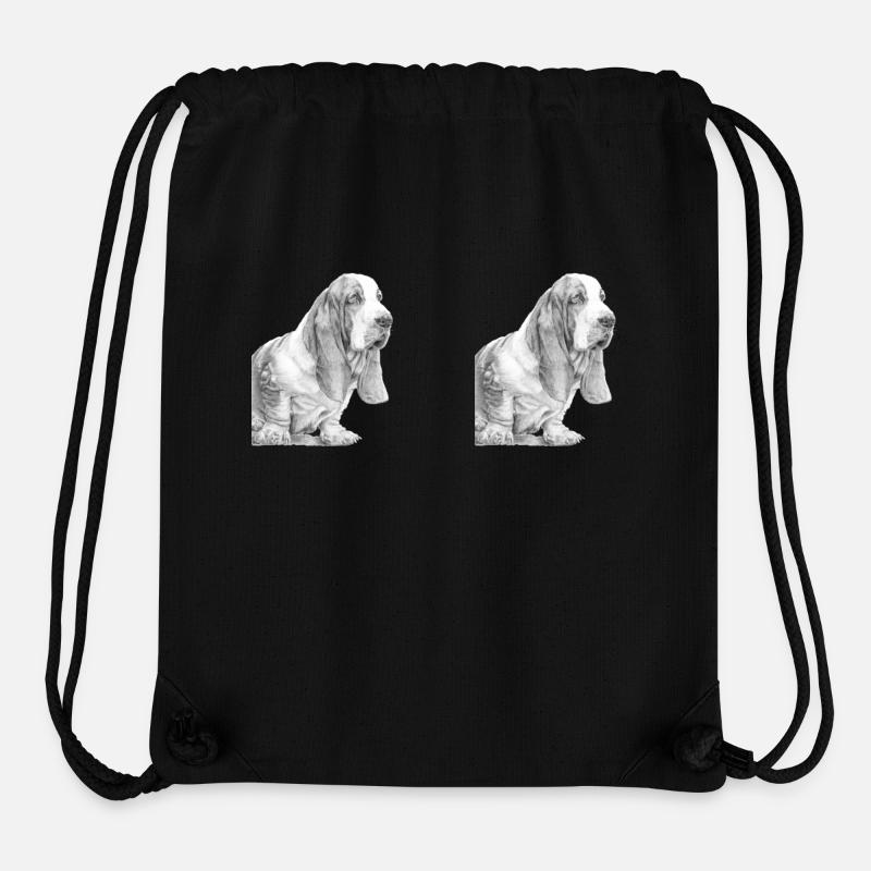 Basset hound panorama mold - Stanley/Stella Recycled Gym Bag - black