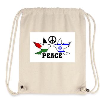 Peace for Free Palestine Israel - Stanley/Stella Recycled Gym Bag - natural - Front