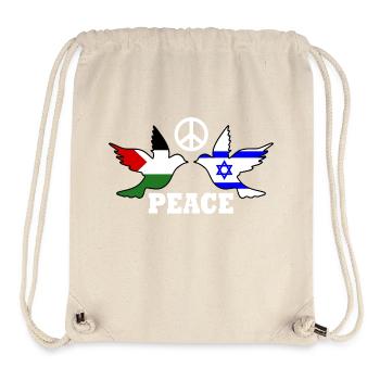 Peace for Free Palestine Israel - Stanley/Stella Recycled Gym Bag - natural - Front