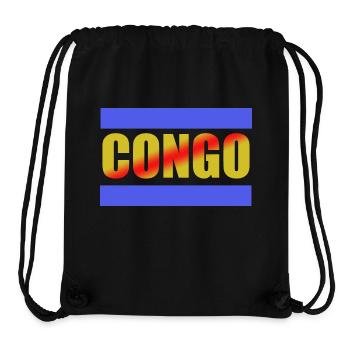 FREE CONGO - Sac à cordon recyclé Stanley/Stella - noir - Devant