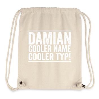 First name Damian - Stanley/Stella Recycled Gym Bag - natural - Front