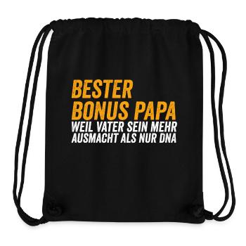Bonus Papa bester Vater lustig DNA - Stanley/Stella recycelter Gym Bag - Schwarz - Vorne