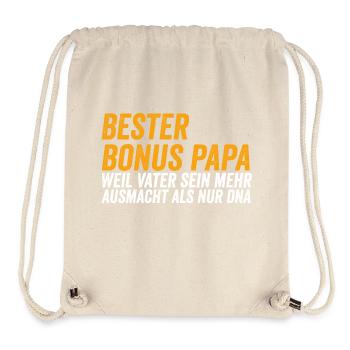 Bonus Papa bester Vater lustig DNA - Stanley/Stella recycelter Gym Bag - Naturweiß - Vorne