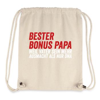 Bonus Papa bester Vater lustig DNA - Stanley/Stella recycelter Gym Bag - Naturweiß - Vorne