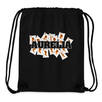 Vegas Aurelia - Stanley/Stella recycelter Gym Bag - Schwarz - Vorne