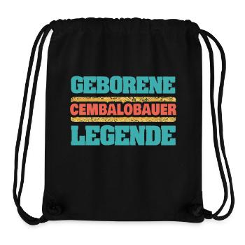 Harpsichord maker as a profession - Stanley/Stella Recycled Gym Bag - black - Front