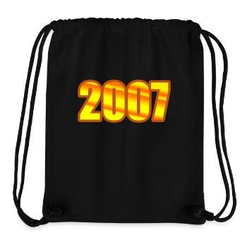 2007 - Stanley/Stella recycelter Gym Bag - Schwarz - Vorne