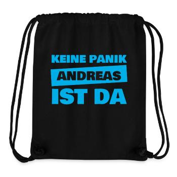 Vorname Andreas - Stanley/Stella recycelter Gym Bag - Schwarz - Vorne