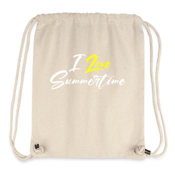 Ich Liebe Sommer - Stanley/Stella recycelter Gym Bag - Naturweiß - Vorne