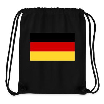 German flag - Stanley/Stella Recycled Gym Bag - black - Front