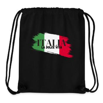 Italia Italy Italy la dolce vita - Stanley/Stella Recycled Gym Bag - black - Front