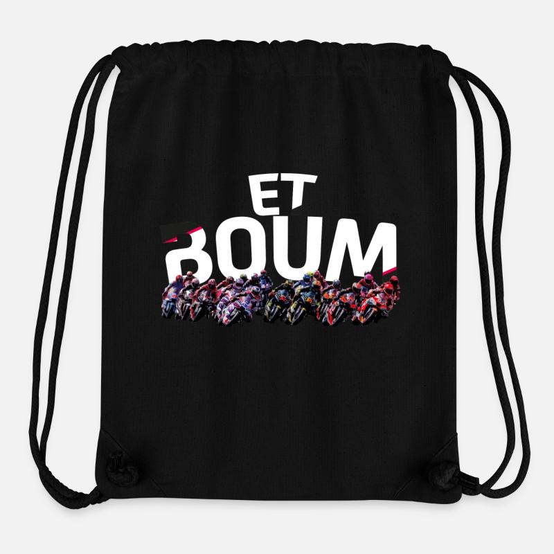 ET BOUM  - Sac à cordon recyclé Stanley/Stella - noir