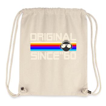 Since 60 - Stanley/Stella Recycled Gym Bag - natural - Front