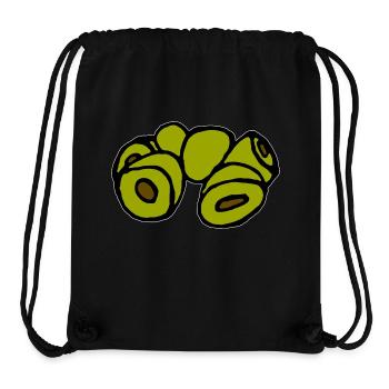 Olives - Stanley/Stella Recycled Gym Bag - black - Front