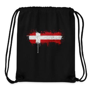 Dänemark Europa Dänische Flagge Nationalsymbole norden - Stanley/Stella recycelter Gym Bag - Schwarz - Vorne