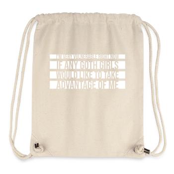 I Was Fighting A Bear Funny Surgery Broken Arm Leg - Stanley/Stella Recycled Gym Bag - natural - Front