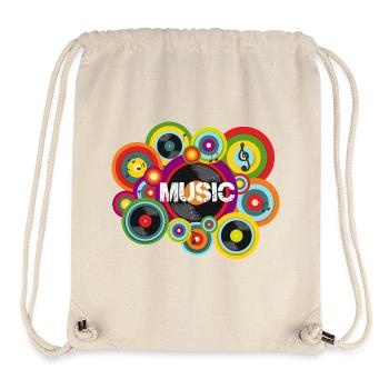 MUSIK - Stanley/Stella recycelter Gym Bag - Naturweiß - Vorne