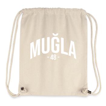 Mugla 48 Türkei Turkiye Geschenk Urlaub TR Türk - Stanley/Stella recycelter Gym Bag - Naturweiß - Vorne