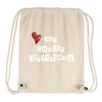 J’aime ma copine cougar - Sac à cordon recyclé Stanley/Stella - blanc naturel - Devant