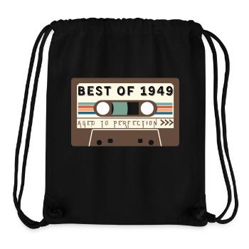 Best of 1949 - Stanley/Stella Recycled Gym Bag - black - Front