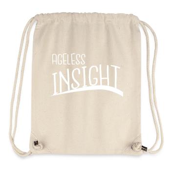 Mental Clarity Bday Mindful Living Sayings - Stanley/Stella Recycled Gym Bag - natural - Front