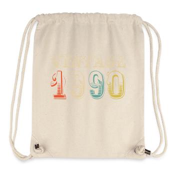 Vintage 1990- 34th birthday - 34 years old - Stanley/Stella Recycled Gym Bag - natural - Front