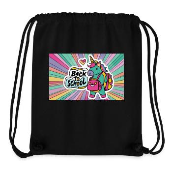 Back to school - Stanley/Stella Recycled Gym Bag - black - Front