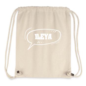 Ileya comme prénom - Sac à cordon recyclé Stanley/Stella - blanc naturel - Devant