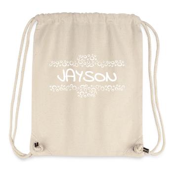 First name Jayson - Stanley/Stella Recycled Gym Bag - natural - Front