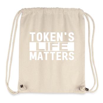 Token's Life Matters - Stanley/Stella Recycled Gym Bag - natural - Front