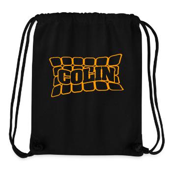 Name Colin - Stanley/Stella recycelter Gym Bag - Schwarz - Vorne