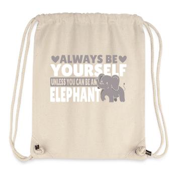 Sei immer du selbst, es sei denn, du kannst ein - Stanley/Stella recycelter Gym Bag - Naturweiß - Vorne