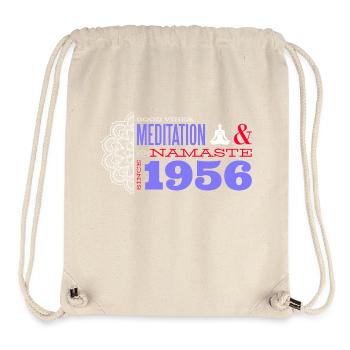 Leben mit Sinn seit 1956 - 69 Jahre - Stanley/Stella recycelter Gym Bag - Naturweiß - Vorne
