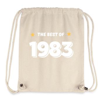 Best of 1983 - Sac à cordon recyclé Stanley/Stella - blanc naturel - Devant