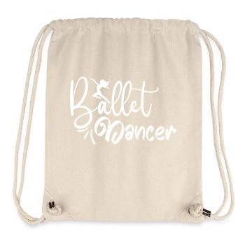 Ballett Frauen Ballerina Tanzen Geschenk Spruch - Stanley/Stella recycelter Gym Bag - Naturweiß - Vorne